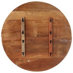 Dessus de table rond 70 cm 25-27 mm Bois de récupération solide 553184553184