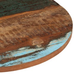 Dessus de table rond 70 cm 25-27 mm Bois de récupération solide 553184553184