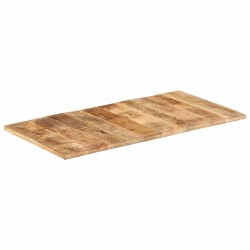 Dessus de table bois de manguier solide 25-27 mm 120x60 cm 553185553185