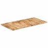 Dessus de table bois de manguier solide 25-27 mm 120x60 cm 553185553185