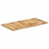 Dessus de table bois de manguier solide 25-27 mm 120x60 cm 553185553185