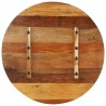 Dessus de table rond 80 cm 15-16 mm Bois de récupération 553186553186