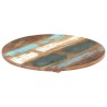 Dessus de table rond 40 cm 25-27 mm Bois de récupération solide 553187553187