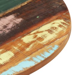 Dessus de table rond 40 cm 25-27 mm Bois de récupération solide 553187553187