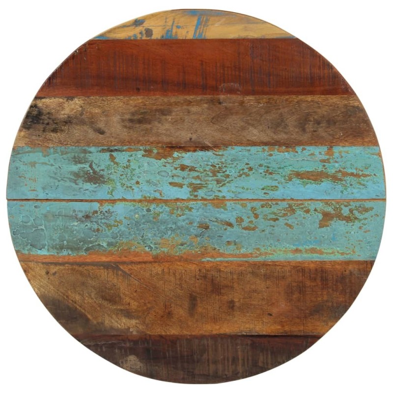 Dessus de table rond 60 cm 15-16 mm Bois de récupération 553188553188