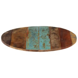 Dessus de table rond 60 cm 15-16 mm Bois de récupération 553188553188