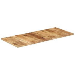 Dessus de table bois de manguier solide 25-27 mm 140x60 cm 553189553189