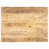 Dessus de table Bois de manguier solide 15-16 mm 80x70 cm 553190553190