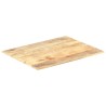 Dessus de table Bois de manguier solide 15-16 mm 80x70 cm 553190553190