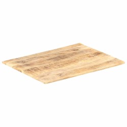 Dessus de table Bois de manguier solide 15-16 mm 80x70 cm 553190553190