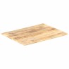 Dessus de table Bois de manguier solide 15-16 mm 80x70 cm 553190553190