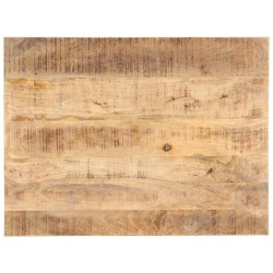 Dessus de table Bois de manguier solide 25-27 mm 90x60 cm 553191553191