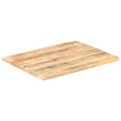 Dessus de table Bois de manguier solide 25-27 mm 90x60 cm 553191553191
