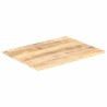 Dessus de table Bois de manguier solide 15-16 mm 90x70 cm 553192553192