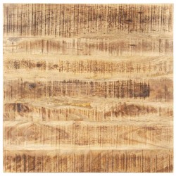 Dessus de table Bois de manguier solide 15-16 mm 80x80 cm 553193553193