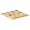 Dessus de table Bois de manguier solide 15-16 mm 80x80 cm 553193553193