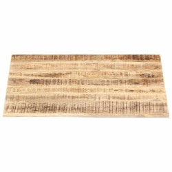 Dessus de table Bois de manguier solide 15-16 mm 80x80 cm 553193553193