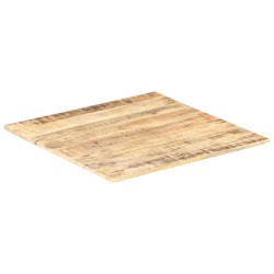 Dessus de table Bois de manguier solide 15-16 mm 80x80 cm 553193553193
