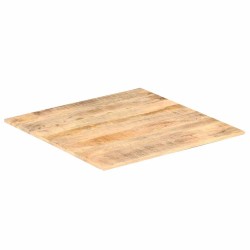 Dessus de table Bois de manguier solide 15-16 mm 80x80 cm 553193553193