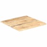 Dessus de table Bois de manguier solide 25-27 mm 60x60 cm 553194553194