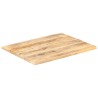 Dessus de table Bois de manguier solide 25-27 mm 70x60 cm 553195553195