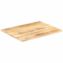 Dessus de table Bois de manguier solide 25-27 mm 70x60 cm 553195553195