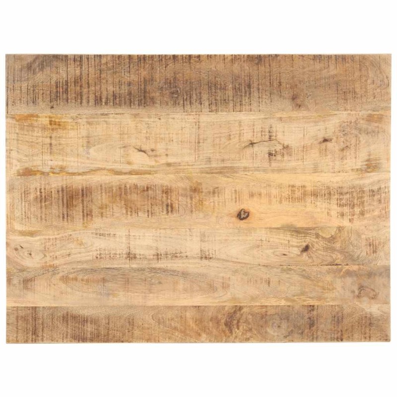 Dessus de table Bois de manguier solide 25-27 mm 80x60 cm 553196553196