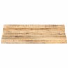 Dessus de table Bois de manguier solide 25-27 mm 80x60 cm 553196553196