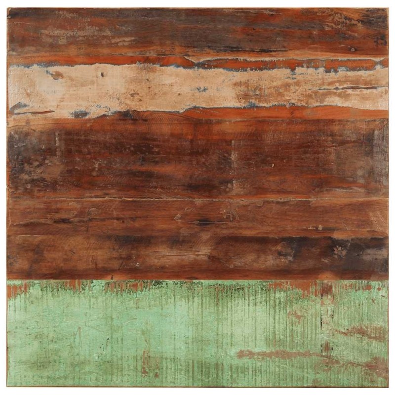 Dessus de table carré 80x80 cm 15-16 mm Bois de récupération 553197553197