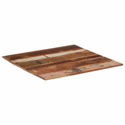 Dessus de table carré 80x80 cm 15-16 mm Bois de récupération 553197553197