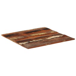 Dessus de table carré 80x80 cm 15-16 mm Bois de récupération 553197553197