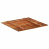 Dessus de table carré 80x80 cm 15-16 mm Bois de récupération 553197553197