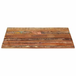 Dessus de table rectangulaire 70x90 cm 15-16 mm Bois récupéré 553198553198