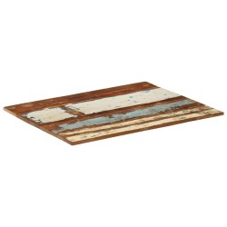 Dessus de table rectangulaire 70x90 cm 15-16 mm Bois récupéré 553198553198