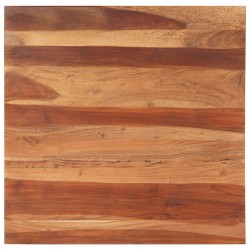 Dessus de table bois massif d'acacia 25-27 mm 80x80 cm 553200553200