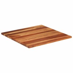 Dessus de table bois massif d'acacia 25-27 mm 80x80 cm 553200553200
