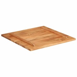 Dessus de table bois massif d'acacia 25-27 mm 80x80 cm 553200553200