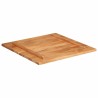 Dessus de table bois massif d'acacia 25-27 mm 80x80 cm 553200553200