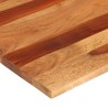 Dessus de table bois massif d'acacia 25-27 mm 80x80 cm 553200553200