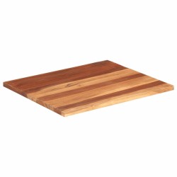 Dessus de table bois massif d'acacia 25-27 mm 60x70 cm 553201553201