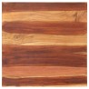 Dessus de table bois massif d'acacia 25-27 mm 70x70 cm 553202553202