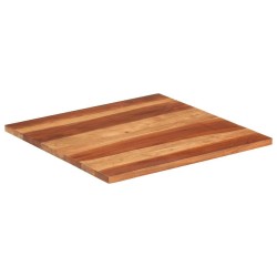 Dessus de table bois massif d'acacia 25-27 mm 70x70 cm 553202553202