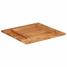 Dessus de table bois massif d'acacia 25-27 mm 70x70 cm 553202553202