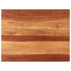 Dessus de table bois massif d'acacia 25-27 mm 70x90 cm 553204553204