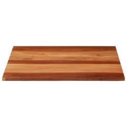 Dessus de table bois massif d'acacia 25-27 mm 70x90 cm 553204553204