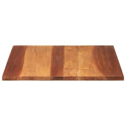Dessus de table bois massif d'acacia 25-27 mm 70x90 cm 553204553204