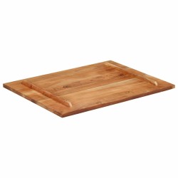 Dessus de table bois massif d'acacia 25-27 mm 70x90 cm 553204553204