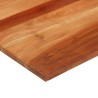 Dessus de table bois massif d'acacia 25-27 mm 70x90 cm 553204553204