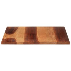 Dessus de table bois massif d'acacia 25-27 mm 70x80 cm 553205553205