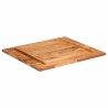 Dessus de table bois massif d'acacia 25-27 mm 70x80 cm 553205553205